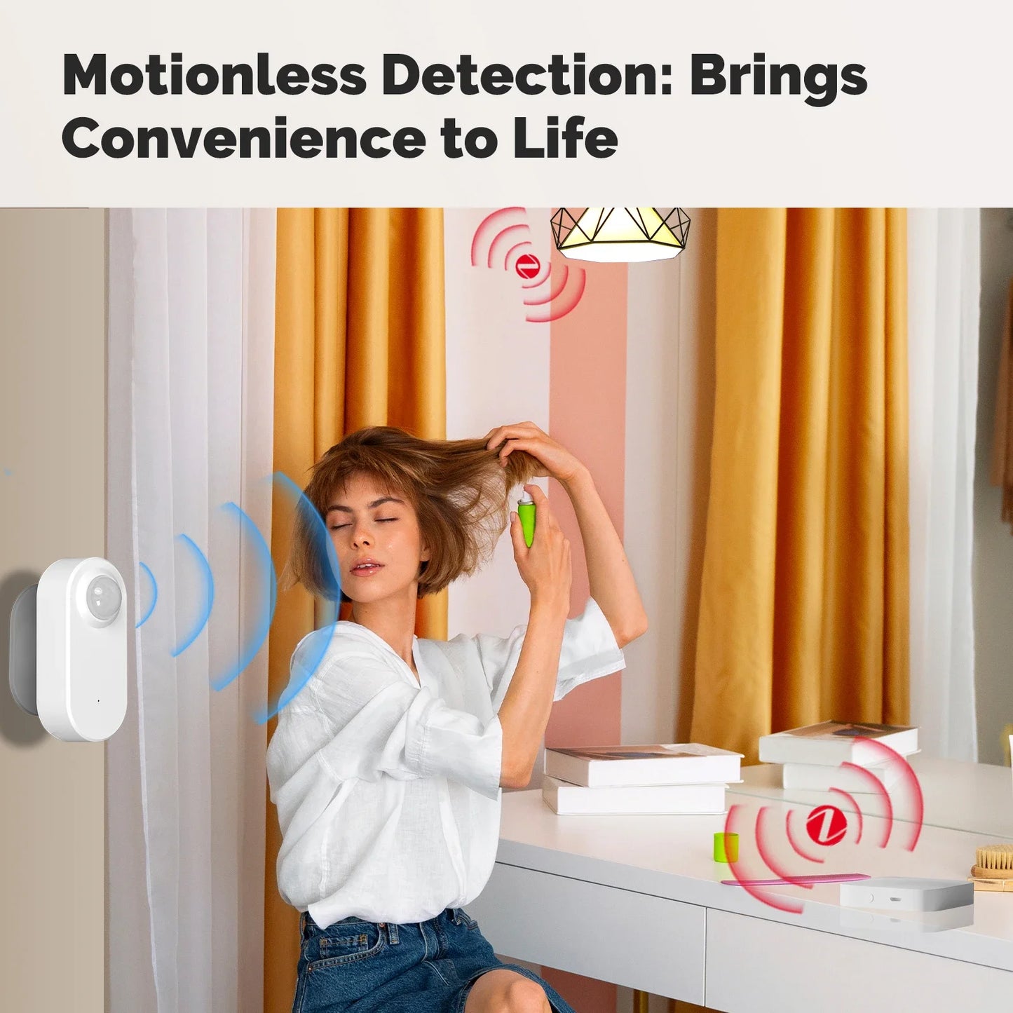 MOES AuraSense 24GHz Smart Presence Sensor – Tuya ZigBee Radar Control