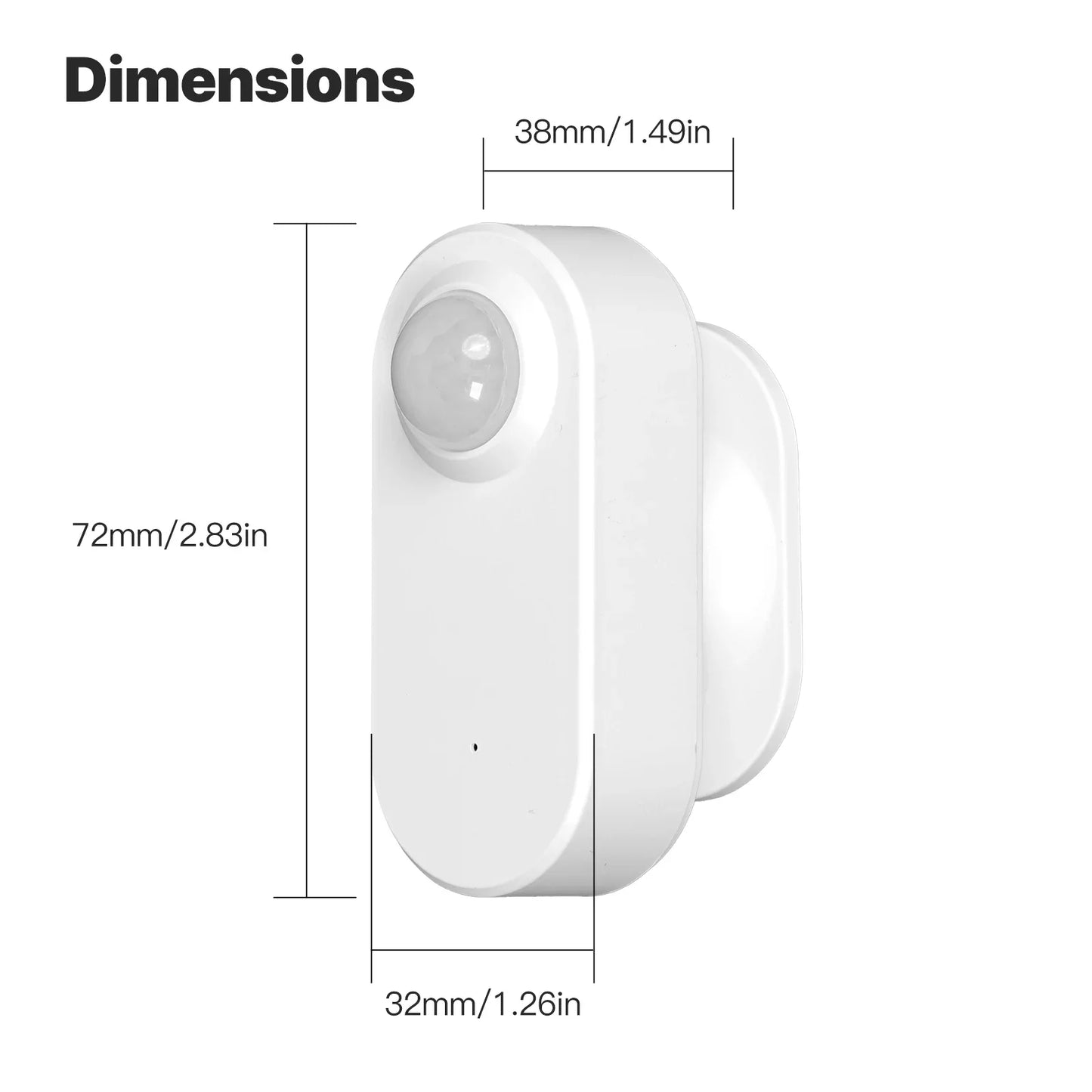 MOES AuraSense 24GHz Smart Presence Sensor – Tuya ZigBee Radar Control